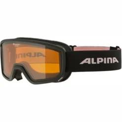 Masque De Ski Alpina Scarabeo S Black Rose Matt Orange