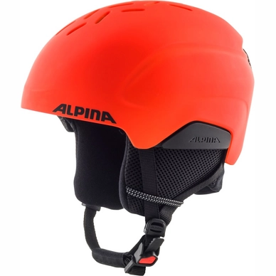 Casque De Ski Alpina Kids Pizi Neon Orange Matt