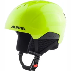 Casque De Ski Alpina Kids Pizi Neon Yellow Matt